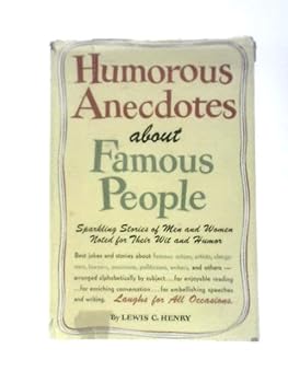 Hardcover Humorous Anecdotes About Famous People Book