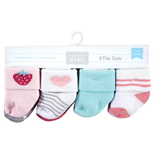 Image of Hudson Baby Girls' Basic Socks,