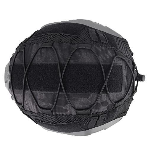 Helmet Cover For Fast Helmet Tactical Helmet Cover For Paintball Airsoft, 500D Nylon,Black #TOP5
