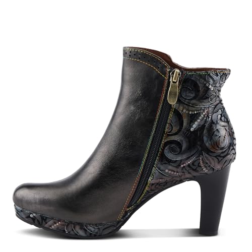 Spring Step L'Artiste Marleigh Women's Metallic Bootie - Glittering Accents, Iridescent Patterns, Enchanting Ankle Boots3