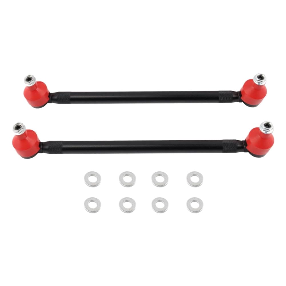 Coppia di collegamenti terminali per barra antirollio anteriore regolabile 280-330mm compatibile con Civic FC FK8 Type R 2016 2017-2021
