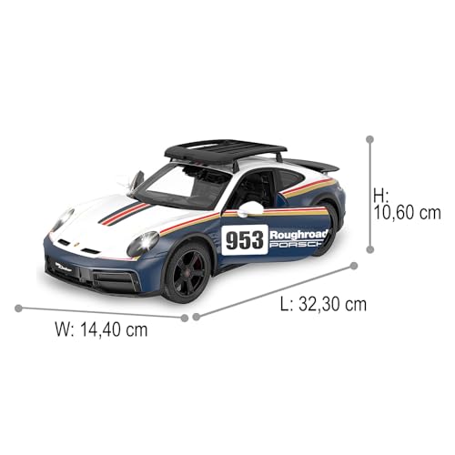 Voiture Télécommandée Jamara Deluxe Porsche 911 Dakar Performance 1:14 - vue 4