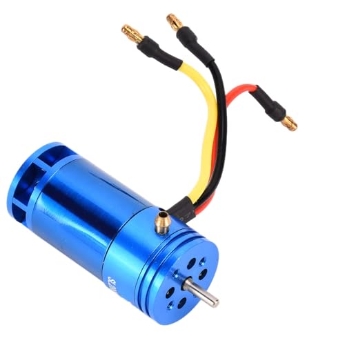 SPYMINNPOO Moteur sans Balais de Bateau RC de 1500kV, Rotor à Eau à Haute fiabilité Faible Bruit pour Les Bateaux à Télécommande