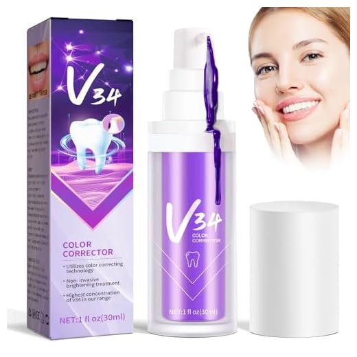 Pasta de Dientes Morada,Obsessive Pasta de Dientes Blanqueante Purple V34 - Blanqueador Dental Pasta Dental Morada Corrección del Color Obsessive Smile Corrector de Color RemocióN de Manchas Dentales