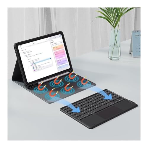 Teclado y funda para iPad Air 4 y M2 que soluciona la falta de puerto 4