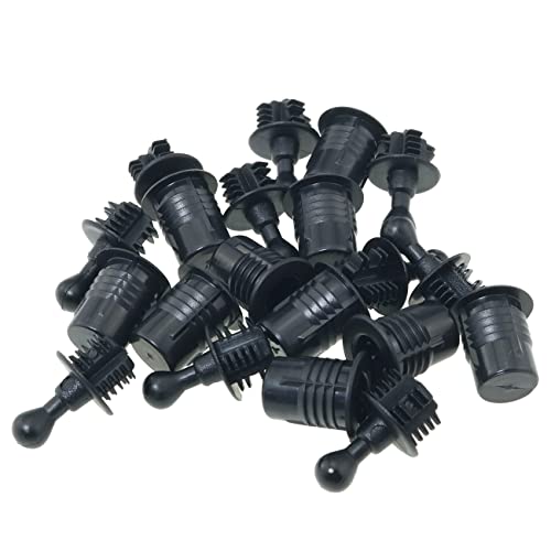 Image of Speaker Grill Peg Kit FMHXG 10Pair Plastic Ball and Socket Type Grill Guides Pegs Cloth Buckle Screws Speaker Parts Accessories, 14x14x11 mm
