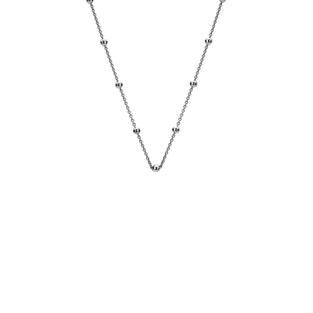 Emozioni CH050 24" Sterling Silver Intermittent Bead Chain
