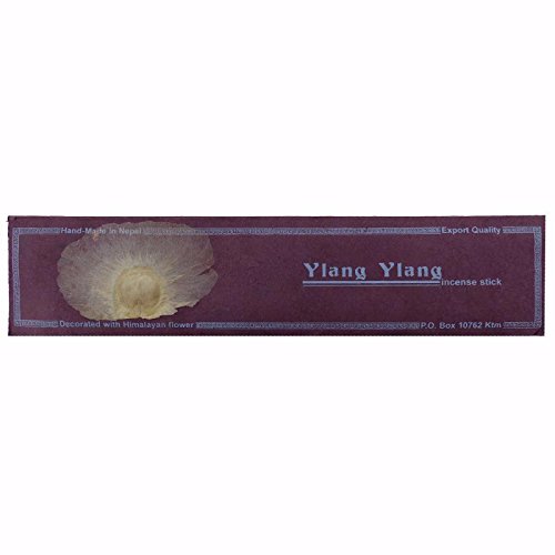 Pilgrims Fair Trade Hand Made Nepalese Incense Sticks Embellished With Himalaya Flower (Ylang Ylang)