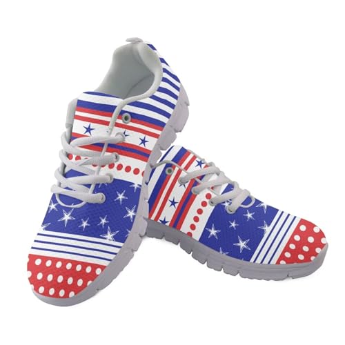 Image of GIFTPUZZ Mens Lace Up Athletic Trainers Running Sneakers Wedge Breathable Gym Lightweight Sports Tennis Shoes