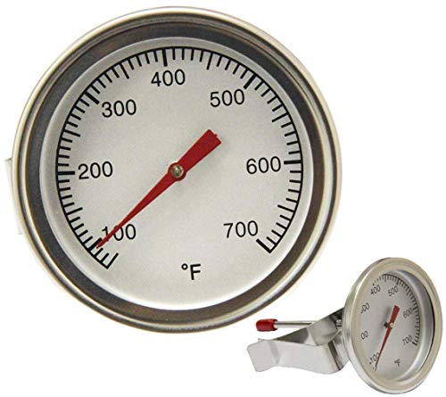 Mr. KAN HIO11 2.125 inches Diameter 700F Grill Heat Indicator Thermometer Replacement