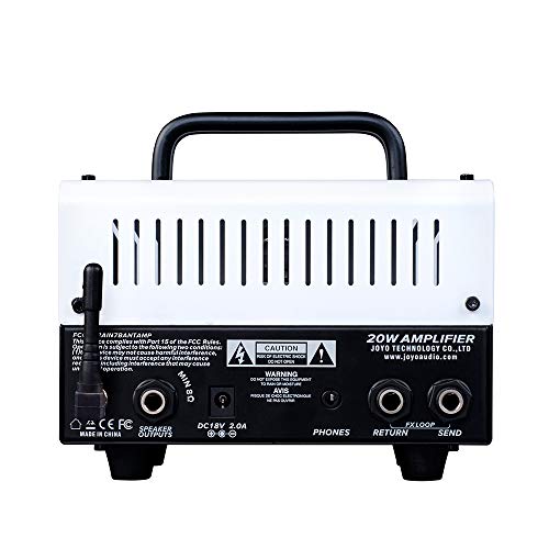 Joyo (Evh 5150-3) Bantamp Series Mini Amp Head 20 Watt Preamp 2 Channel Hybrid Tube Guitar Amplifier With Bluetooth #TOP2