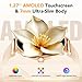 Smartwatch Damen mit Telefonfunktion, 1,27-Zoll AMOLED-HD Voll-Touchscreen Smartwatch, 120+ Sportmodi, IP68 Wasserdicht Fitness Tracker mit Herzfrequenz, Schlafmonitor für iOS Android, Roségold