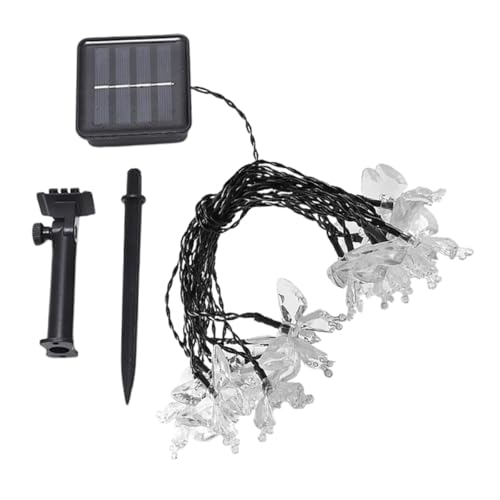Luces Solar Mariposa 7m 50 LED para Jardín Exterior