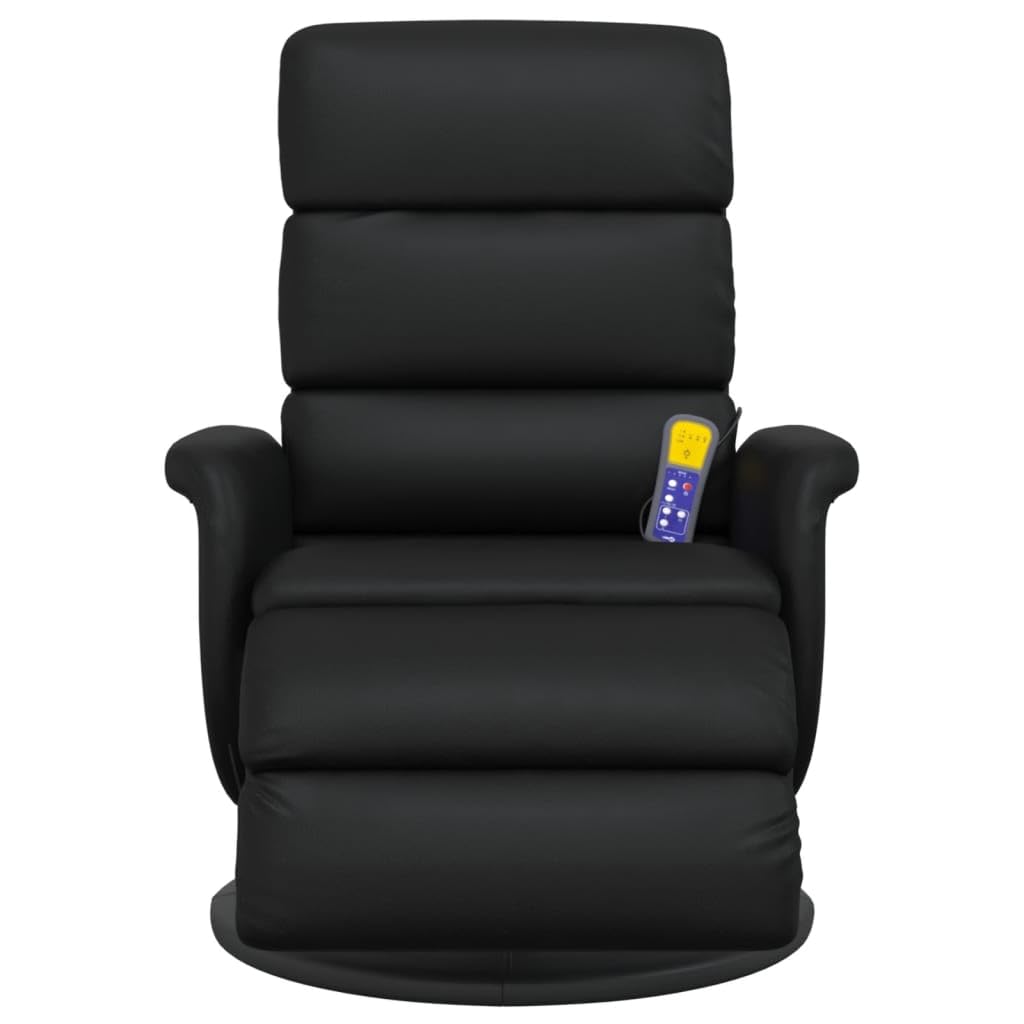 Sillón reclinable Masaje con reposapiés Cuero sintético Negro, Sillón De Relax, Sillon Masaje Relax, Sillon Relax Electrico, Hogar Sillon Relax, Sillones Comodos, Sofa Tantra - 356724
