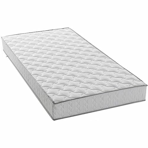 finlandek Matelas Mousse polyuréthane 90 x 200 - Confort Ferme - Epaisseur 14 cm Hahtuva