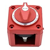 9800-007-11 - Aftermarket Replacement Off/1/2/both Battery Switch - Surface Mount - Red Compatible with Bluewater