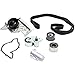 Evan Fischer Timing Belt Kit W/Belt Idlers & Tensioner, Water Pump & Gasket, Tensioner Adjuster fits 3.0L Compatible for Audi A4 Quattro 2002 2003 2004 2005 2006 Audi A4 2002-2005 Interference Engine