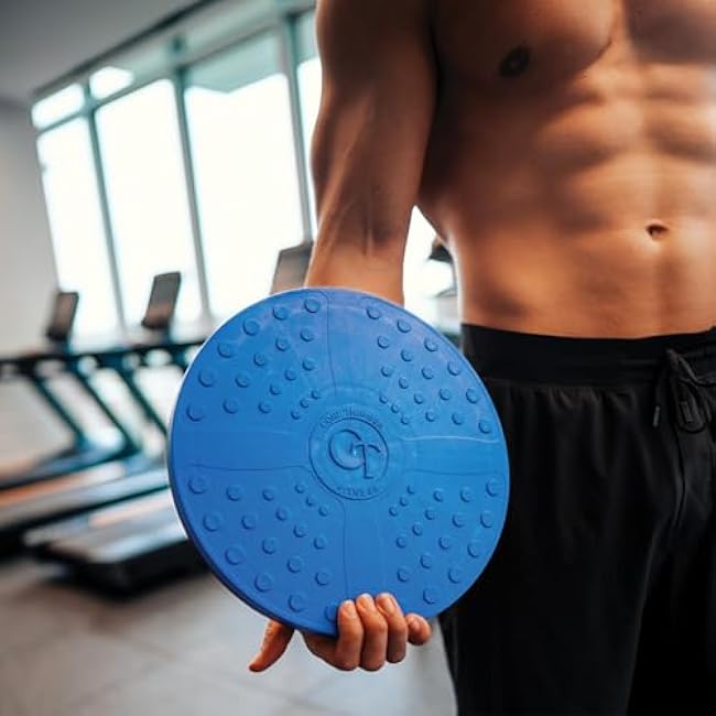 12 Waist Twisting Board for Exercise, Large Twisting Disc with Non-Slip Bottom, Ab Twister Board for Slimming and Strengthening Abs Hips & Thighs Core Strength Training Full Body Toning Exercise