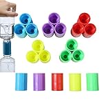 20PCS Tornado Cyclone Tube Connector Vortex Connector Toy Suitable for Most Bottles,5 Colors