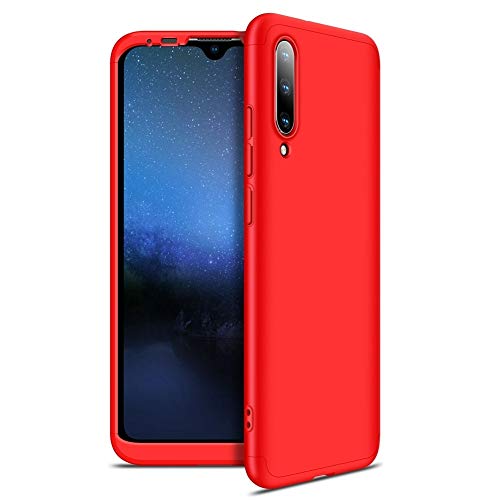 Coque Xiaomi Mi A3 remède anti-rayures housse PC rigide rouge - 2