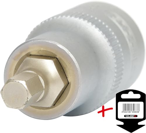 Adaptador hexagonal 1/2 resistente al impacto KS Tools 911.1306-E de alta estabilidad de torsión 2