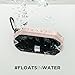 Altec Lansing - HydraMini Wireless Bluetooth Speaker, IP67 Waterproof USB C Rechargeable Battery with 6 Hours Playtime, Compact, Shockproof, Snowproof, Everything Proof (Petal Pink)