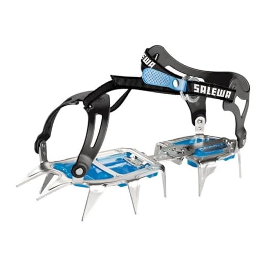 Salewa Alpinist Alu Ramponi, Unisex adulto, Steel/Blue, Taglia Unica