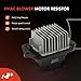 A-Premium Front HVAC Blower Motor Resistor Compatible with Honda Accord 2013-2017, Civic 2012-2015, CR-V 2012-2016 & Acura RDX 2013-2018, ILX 2013-2020 - Replace# 79330TR0A01