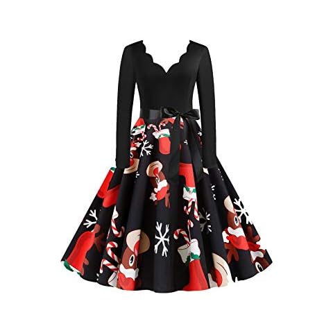 EFOFEI Vestido De Cóctel De Fiesta De Navidad Mujer XL Cover