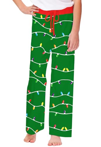 Image of Remimi Girl Boy Plaid Pants Drawstring Summer Casual Loose Bottoms 5-14 Years