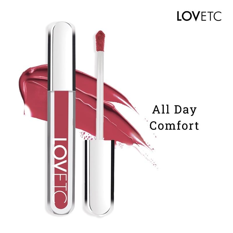 Image of Zero Gravity Liquid Lipstick | Long-Wear & Transfer-Proof | Moisturizing Silky Matte Lip Creme | One Swipe Full Coverage | Non-Dry | With Marula Oil & Hyaluronic Acid | Bear Hug | 3.5g