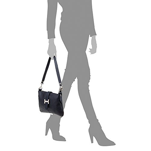 FIRENZE ARTEGIANI Dames echt lederen schoudertas. Dollaro Finish lederen handtas Soft Touch Made in Italy VERA ITALIAN… - Image 5