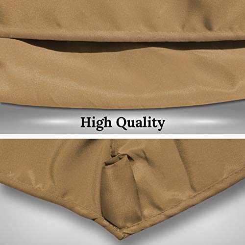 Umbrella Cover Canopy 10ft 8 Rib Patio Replacement Top Outdoor-tan