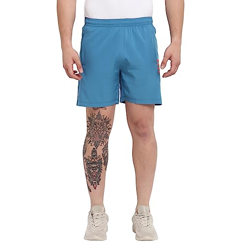 Image of YUUKI Men NSL CNS Stripe Shorts Shorts, DEEP Blue, S