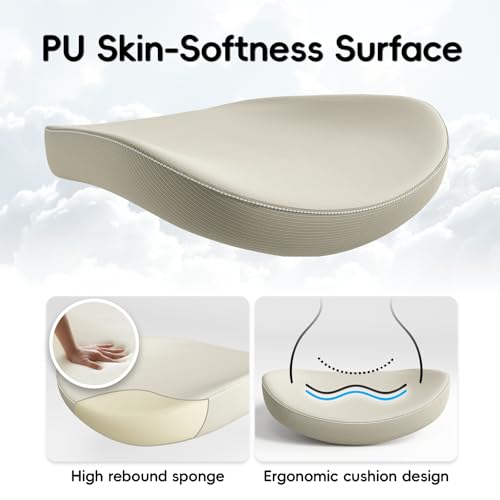 Image of Ergonomic Office Chair:Home Office Desk Chairs with Headrest Lumbar Support