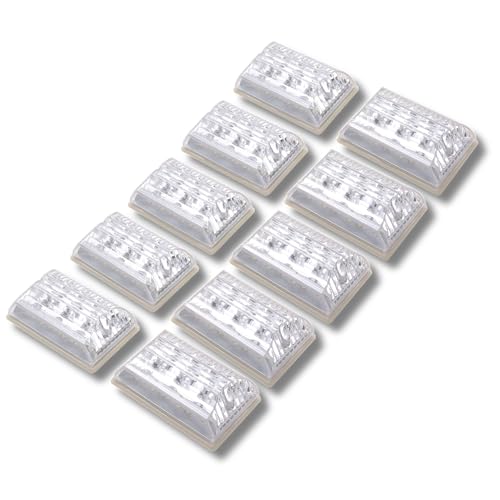 Amazon.co.jp: トラック 角型 10個 マーカーランプ サイドマーカー LED