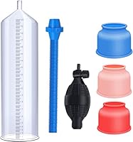 High sealing, easy to use Strong suction vacuum air pumps Suitable for men male muscle body training exercise Maded of ABS+PC material, soft, smooth, durability, higher seal type Discreet Packaging: All items are packaged privately, no one will know ...