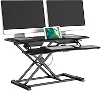bonVIVO Sit Stand Workstation Állítható Magasságú Munkaasztal 8