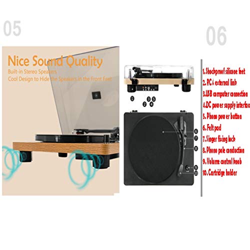 Tourne Disque avec Haut-parleurs Intégrés 2 Haut-parleurs, Platine Vinyle, Lecteur Vinyles D’enregistrement Vinyle… - Les Beatles, Paul McCartney, John Lennon, RIngo Starr, George Harrison Tourne Disque avec Haut-parleurs Intégrés 2 Haut-parleurs, Platine Vinyle, Lecteur Vinyles D'enregistrement Vinyle… – Image 5