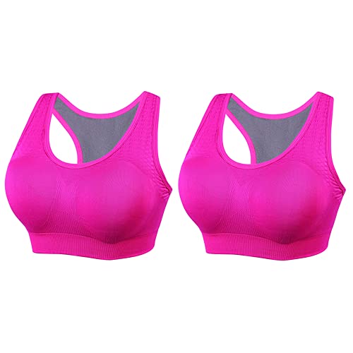 Sujetador para dormir y yoga con espalda cruzada pack de 2 cómodos tops para mujer