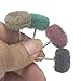 Luo ke 40 Pcs Abrasive Buffing Wheel - 3/32'' Shank Double Fly Nylon Fiber Buffing Polishing Kits for Rotary Tools