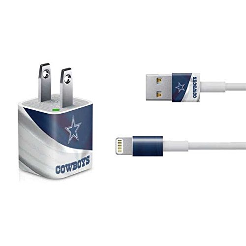 Skinit Decal Other Skin Compatible with iPhone Charger (5W USB) - Officially Licensed NFL Dallas Cowboys Design