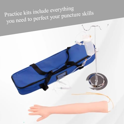 Image of Phlebotomy IV Practice Model, Arm Venipuncture Practice Intravenous Training Kits for Student Nurse Procedures Exercise IV Skills