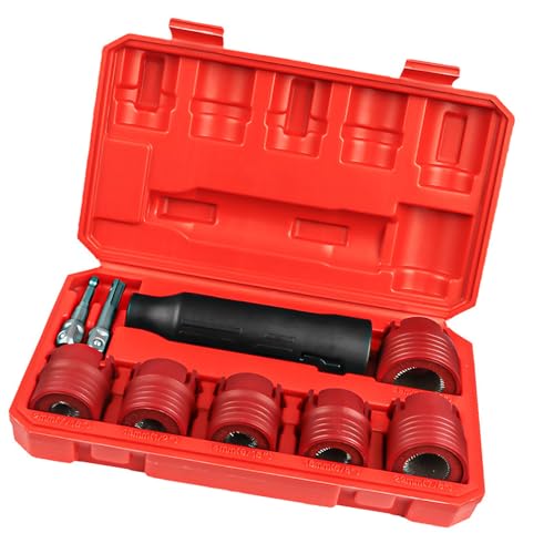 SZYDD 9pcs Automotive Wheel Studs Cleaner Brush Set Car Wheel Hubs Studs Tool Simple to Use for rusts & Debris Removal Rust Removal Brush