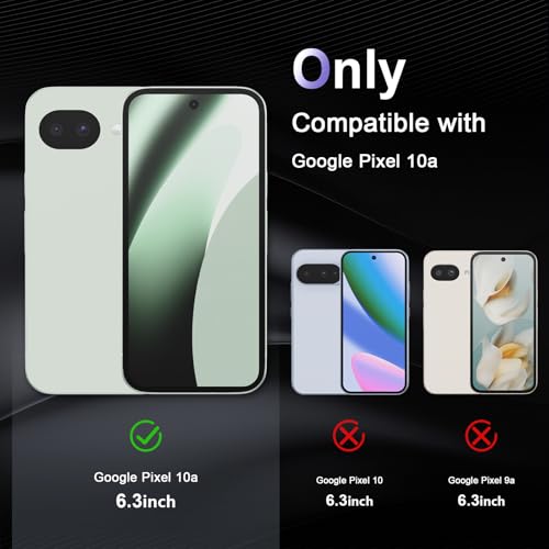 Image of Case for Google Pixel 10A, Military Grade Drop Protection Phone Case, Yellowing Resistant, Anti-Scratch Hard PC Back, Shockproof Hard Ultra-Thin Protective Cover, Clear