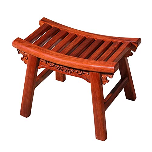 Banc de douche en bois hydrofuge, tabouret de bain premium