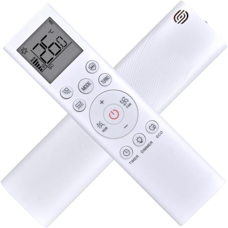 Back view of the GKKUIDY RCH-RSY2-0 remote control, showing the battery compartment area