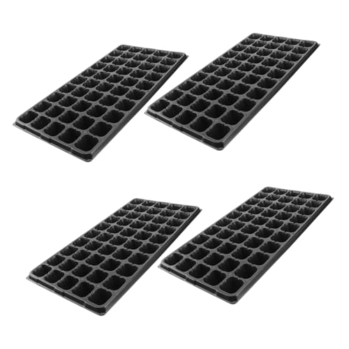 FONDOTIN 4pièces Plaques De Semis De Plaques De Réutilisables pour Germination des Culture des Plantes
