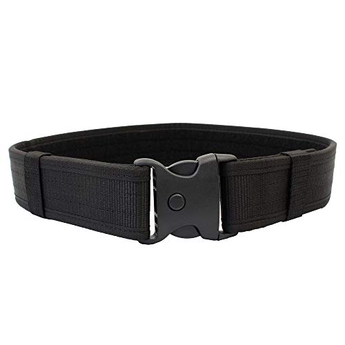 ROCOTACTICAL Reinforced 2-Inch Web Duty Belt with Loop Inner, Nylon Sentinel Duty Web Belt, Tactical Police Utility Belt (Large (40