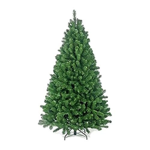 KKTECH Artificial Christmas Tree 8ft Realistic Bushy Green Xmas Tree with Metal Stand Easy Assembly Foldable Indoor Outdoor Holiday Decoration - 1750 TIPS (8ft)